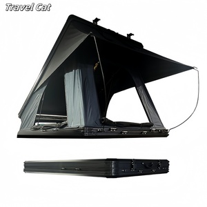 Du Lịch Mèo Cứng Shell Roof Top Lều Thang Cho 2-3 Người Không Thấm Nước Cho Jeep SUV Xe Tải 4X4 Xe Lều - Product Image 2