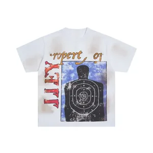 เสื้อยืดพิมพ์ลาย DTG สไตล์ไฮสตรีท แห้งเร็ว เป็นมิตรกับสิ่งแวดล้อม ผ้าฝ้าย 100% คุณภาพสูง สำหรับผู้ชาย รับผลิตแบรนด์ส่วนตัว - Product Image 1