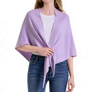 Fashion Geometric Knitted Shawl Wrap Thick Soft Winter Warm <b>Scarf</b> Blanket Cape Factory Direct - Product Image 6