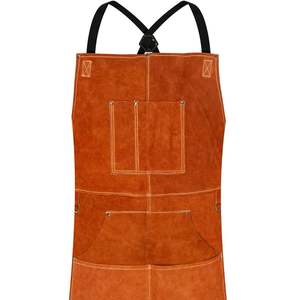 Delantal de Soldadura Térmico sin Mangas de Cuero Vacuno de Primera Calidad, Resistente y Duradero, para Seguridad Industrial, Uso Casual en Restaurantes y Bares - Product Image 2