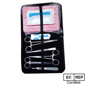 Kit de suture et de dissection manuel en acier pour la formation médicale |   Ensemble d'instruments de chirurgie mineure de qualité supérieure par SurgiRight - Product Image 3