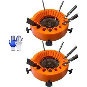 Affilatore Manuale in Plastica da 125mm per Punte da Trapano, Accessorio per Affilare Punte da 2-13mm - Product Image 6