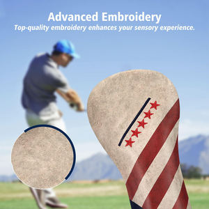 Funda de Alta Calidad para Cabeza de Palo de Golf, de Cuero PU con Interior Suave, Diseño de Cuello Largo, Ajuste Elástico Fuerte - Product Image 4