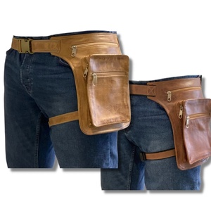 Bolso de cuero personalizado para la cadera, bandolera para motorista, funda para el cinturón, regalo para la pierna, multifunción, para él, para hombre y mujer - Product Image 2