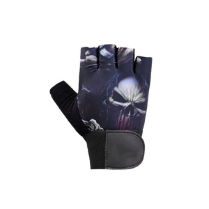 Guantes Deportivos Personalizados al por Mayor, sin Dedos, con Correa Larga, Hechos de Cuero de Alta Calidad para Levantamiento de Pesas - Product Image 3