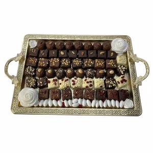 ถาดใส่ขนมช็อกโกแลตทรงกลมโลหะสีเงิน ดีไซน์สวยงาม เหมาะสำหรับโอกาสพิเศษและงานต่างๆ ราคาดีที่สุด - Product Image 6