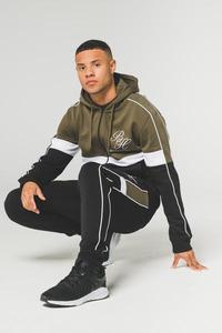 Custom Mens Color <b>Hoodie</b> and Pants Tracksuit Polyester Cotton Casual Sportswear Set with Drawstring - Product Image 6