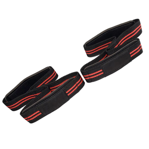 Nouvelles sangles de musculation en nylon personnalisées en forme de 8, antidérapantes, réglables, légères, de haute qualité, très extensibles, avec fermeture rapide - Product Image 3