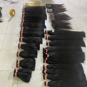 Top Quality Vietnamese Human <b>Hair</b> 1Kg No Weft Raw Human <b>Hair</b> Bulk - Product Image 4
