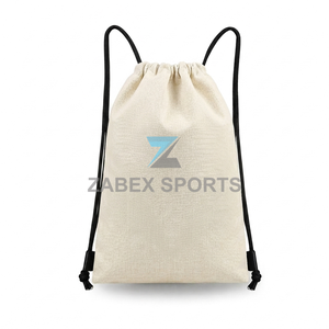 ZABEX SPORTS Canvas <b>Drawstring</b> <b>Backpack</b> Unisex Gym Bag with Letter Logo Design Below 23 Litre Capacity - Product Image 1