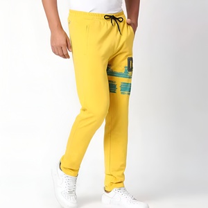 Wholesale Men Heavyweight Acid Wash Sweatpants Sun Faded Rhinestone <b>Oversized</b> <b>Jogger</b> Pants Streetwear Premium Quality - Product Image 2