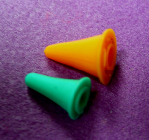AA0088 Knitting Needle Point Protector | Orange Knitting Needle Point Protector Cone Shape For <b>Crochet</b> <b>Hook</b> Tip Cover - Product Image 6