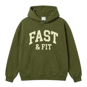 Sudadera con capucha para hombre, de color sólido, informal, con estampado digital, al mejor precio, personalizable, venta al por mayor de fábrica. - Product Image 1