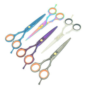 Tijeras de Barbero Profesionales de Alta Calidad, Acero Inoxidable 6CR13 de Pakistán, Hoja Afilada, Mango de Acero Inoxidable, Plegables para Cabello - Product Image 3