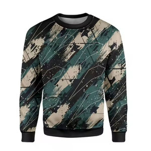 เสื้อสเวตเชิ้ตผู้ชายเนื้อผ้านุ่มพรีเมียม พิมพ์ลายแบบซับลิเมชั่น น้ำหนักเบา แฟชั่นทันสมัยสำหรับการแต่งกายแนวสตรีทในชีวิตประจำวัน - Product Image 1
