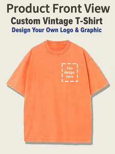 Front-Custom Printed Chest Labels Personalized Customization Your <b>Own</b> Images Custom Text Polyester Crew Neck Silk T-Shirts BD - Product Image 3