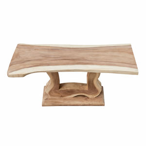 Mesa Consola Moderna de Madera Sólida Premium, Ecológica, Duradera, con Patas Esculpidas Únicas, Muebles de Madera Suar Natural para Hotel o Villa - Product Image 2