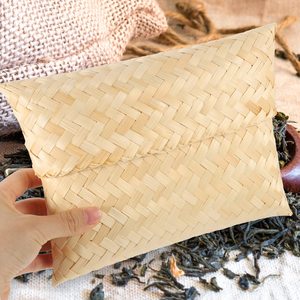 ถุงของขวัญลายดอกบัวไม้ไผ่สีฟ้า2025บรรจุภัณฑ์ของขวัญสไตล์รักษ์โลก - Product Image 4