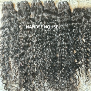 Extensions de cheveux humains vierges Remy bruts HD Lace Bulk Vague de cheveux brésiliens Tressage Échantillon gratuit Paquet de cheveux Exportation directe de l'Inde - Product Image 4