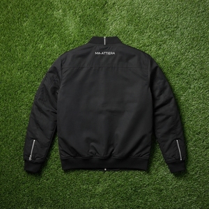 Blouson Bomber Noir Homme Streetwear – Vestes d'Hiver Homme en Gros – Blouson Décontracté Zippé Tendance pour Homme - Product Image 5