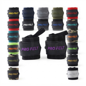 Muñequeras Ajustables para Levantamiento de Pesas, con Logotipo Personalizado, Correas de Soporte Reforzadas para Protección de Manos en Powerlifting - Product Image 1