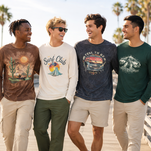 T-shirt à manches longues personnalisé en gros pour hommes - Fabricant et fournisseur OEM - Product Image 6