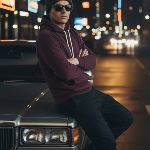 Sudadera con Capucha Oversize Bordada para Invierno 2026 - 100% Algodón con Forro Polar de Poliéster, Disponible en Todos los Tamaños y Colores, y Personalizaciones - Product Image 3