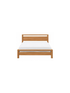 Base de Cama de Plataforma de Madera Maciza, Diseño Moderno y Minimalista, Acabado Natural, Muebles para Dormitorio de Hotel y Hogar - Product Image 1