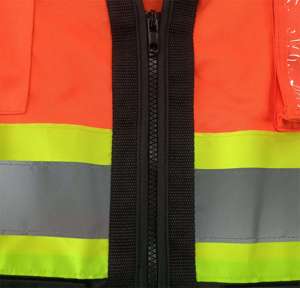 Chaleco de Seguridad Reflectante de Invierno, Venta al Por Mayor, Ropa de Trabajo de Seguridad Personalizada, Proveedor ODM, Proveedor al Por Mayor, Ropa Deportiva Reflectante de Visibilidad - Product Image 3