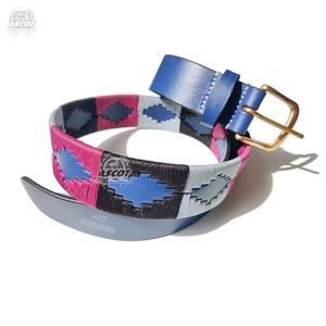 Diseñador hecho a mano de los hombres Polo Cinturón de cuero Argentino Piel de vaca con acero para hebilla Disponible en todos los colores-Venta al por mayor - Product Image 5