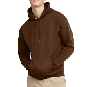 Sweat à capuche confortable pour homme en molleton de coton doux, vêtement de mode streetwear décontracté, vente en gros - Product Image 2