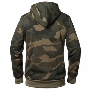 Sudaderas con capucha de camuflaje para hombre de algodón 100% personalizadas Nuevo diseño Bloque de color Estampado en contraste Mangas largas de moda SORRIES - Product Image 6