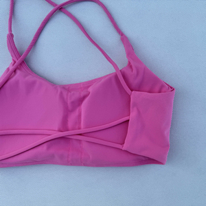 Soutien-gorge de sport respirant extensible dans quatre directions pour filles, en maille, avec impression numérique personnalisée, maintien moyen, séchage rapide, idéal pour la gym, l'entraînement, le yoga et le fitness - Product Image 4