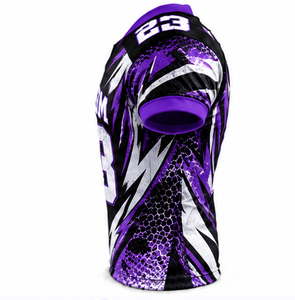 Maillot de football américain grande taille pour hommes et femmes, design personnalisé, respirant, séchage rapide, polyester, uniforme sportif d'équipe - Product Image 4