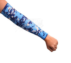 Manchons de cyclisme personnalisés sans couture à dégradé de couleurs, unisexe, fins, en soie glacée, anti-UV, 100 % polyester - Product Image 3