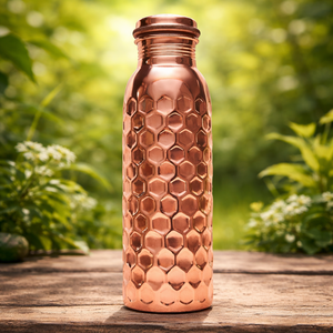 Botella de Cobre 100% Puro de Grado Alimenticio, Antibacteriana, Detox, con Tapa Hermética, 950 ml, Gran Capacidad, para Regalo, Uso Doméstico, Apta para Microondas - Product Image 6