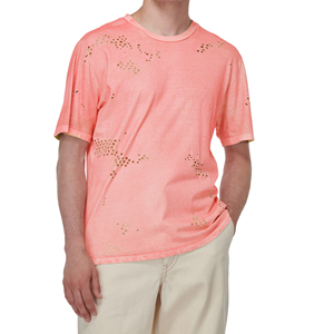 เสื้อยืดผู้ชายผ้าฝ้าย 100% พิมพ์ลายตามสั่งขายส่ง ทรงโอเวอร์ไซส์ ล้างสีแบบแอซิดวอช ปักลายคุณภาพสูง - Product Image 2