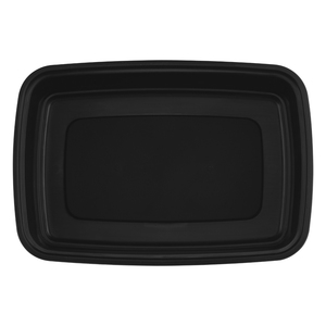 Boîte alimentaire rectangulaire en plastique avec couvercle, 1 compartiment, sans BPA, étanche, style simple, 38 oz - Product Image 2