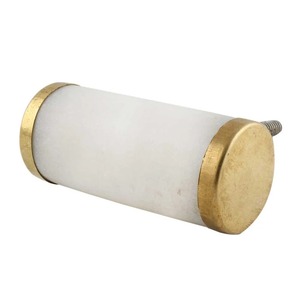 Herrajes para Muebles de Hogar: Perilla Redonda de Resina y Madera de Alta Calidad con Borde de Latón para Cajones y Armarios - ¡Oferta Especial! - Product Image 1