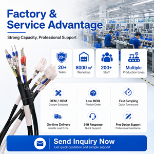Harnais de câblage industriel multi-cœurs personnalisé avec connecteurs JST et bornes étiquetées pour systèmes de contrôle - Product Image 4