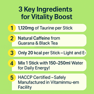 Barra Energética de Taurina, Guaraná y Carnitina, Polvo de Vitaminas, Enfoque, Resistencia, Apoyo al Entrenamiento, Suplemento OEM para Adultos, 5g X 30 Barritas, Nuevo - Product Image 6