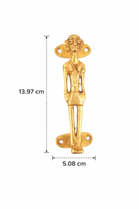 Poignée de meuble décorative en laiton sculpté à la main, style tribal, vintage, pour tiroir, commode, porte - Vente en gros - Product Image 3