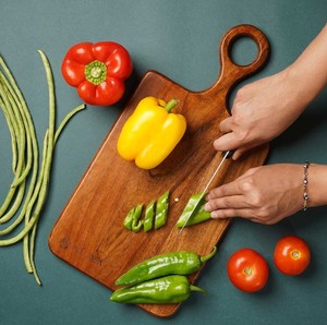 Natural <b>Wooden</b> Cutting Board Handmade Chopping Board Wholesale Kitchen Cooking Dining Serving Table Board - Product Image 2