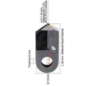 Herramienta de joyería Posalux de diamante de 1mm de producción profesional hecha de material Mono de alta calidad - Product Image 3