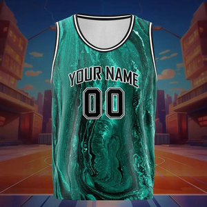 Chaleco de Baloncesto Personalizable con Nombre y Número para Niños, 100% Poliéster, Camiseta Deportiva de Malla con Ligero Estiramiento, Servicio OEM - Product Image 6