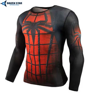 ProFit T-shirt de compression à manches longues UPF50+ pour entraînement, gym, MMA, athlètes, anti-transpiration, haut de sport - Product Image 3