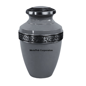 Hot Selling New Grey Cremation Urns For Ashes Customized Colours American Adult Funeral Supplies <b>Memorial</b> <b>Keepsake</b> Ashes Jar Urn - Product Image 2