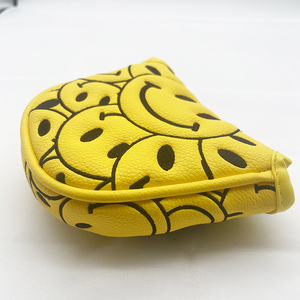 Funda Protectora para Cabeza de Palo de Golf SOSH4 Amarilla con Estampado de Dibujos Animados, de Cuero PU Híbrido, con Cierre Magnético Autoadhesivo, Impermeable, Estilo Blade - Product Image 4
