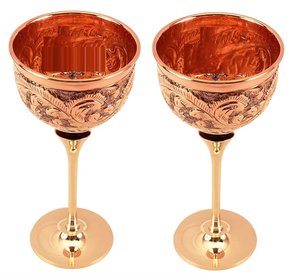 แก้วไวน์ทรงโกเบลต์ชุบเงิน แก้วโลหะสำหรับไวน์แดง แก้วมาร์ตินี่ สำหรับบาร์ งานเลี้ยง และอุปกรณ์เสริม - Product Image 5