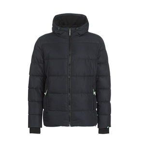 Custom Winter Outdoor Men's Windproof Waterproof Anti-Uv Embroidery <b>Fleece</b> <b>Lined</b> Nylon Puffer <b>Jacket</b> with Front Logo Hiking - Product Image 1
